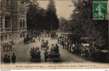 CPA Evaux les Bains Avenue de l'Etablissement Thermal FRANCE (1050330)