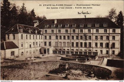 CPA Evaux les Bains Etablissement Thermal FRANCE (1050320)