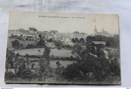 Evaux les bains, vue d'ensemble, Creuse 23