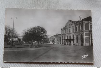 Cpsm, Evreux, la gare, Eure 27