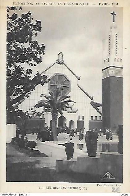 CPA Paris Expositions Coloniale Internationale 1931 - Les Missions Catholiques