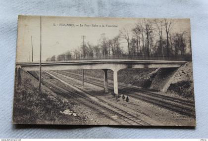 Feignies, le pont Babo à la frontière, Nord 59