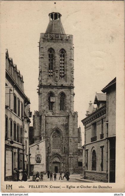 CPA Felletin Eglise et Clocher des Dentelles FRANCE (1050575)