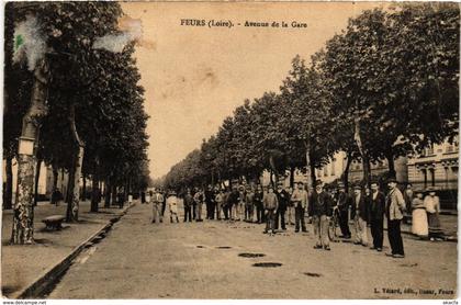 CPA Feurs- Avenue de la Gare FRANCE (907097)