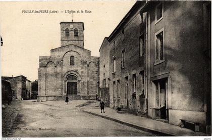 CPA Feurs- Eglise et la Place FRANCE (907095)