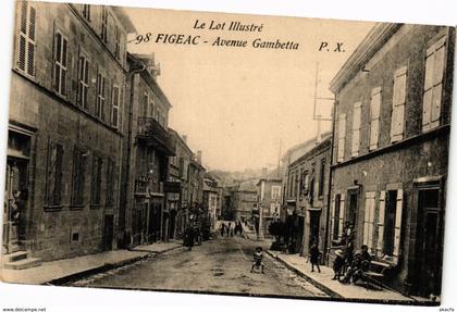 CPA Le Lot Illustre - FIGEAC - Avenue Gambetta (223784)