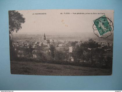 Carte Flers - Vue Générale, prise du Bois de Flers