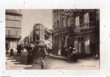 FLERS PLACE CENTRALE (CARTE PRECURSEUR )