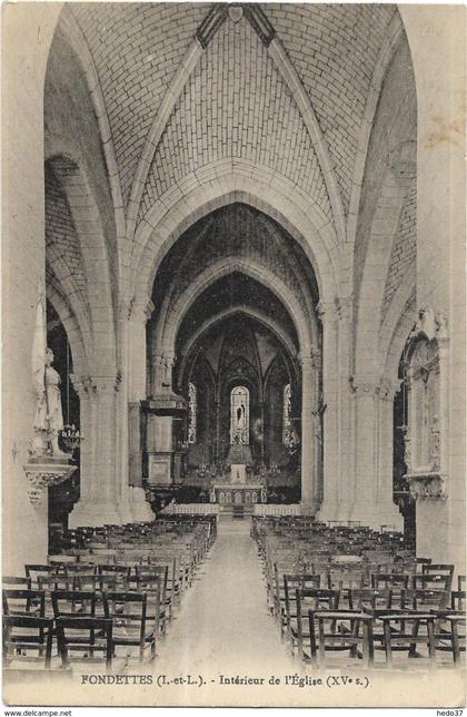 Fondettes - Intérieur de l'Eglise