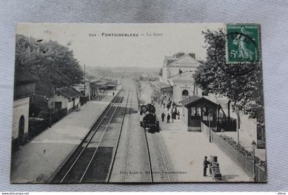 Fontainebleau, la gare, Seine et Marne 77