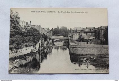 Fontenay le Comte, le pont des Sardines, côté Sud Vendée 85