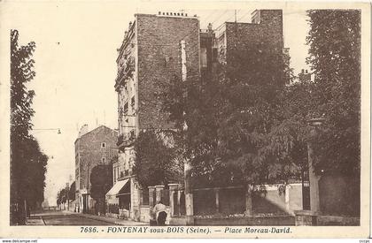 CPSM Fontenay-sous-Bois Place Moreau David