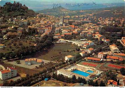 04 - Forcalquier - Vue Générale aérienne - CPM - Voir Scans Recto-Verso