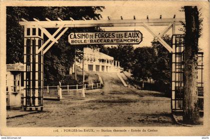 CPA FORGES-les-EAUX - Entrée du Casino (105355)