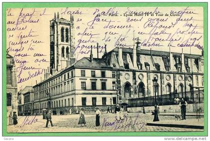 75 PARIS - Lycée henri IV et tour de Clovis