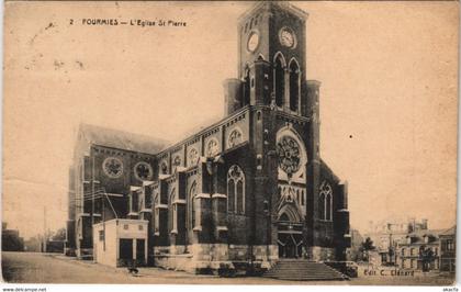 CPA FOURMIES - L'Église St-PIERRE (141964)