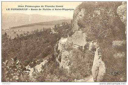 Franche-Comté - Le Fondereau - Route de Maîche à Saint-Hippolyte (CLB)