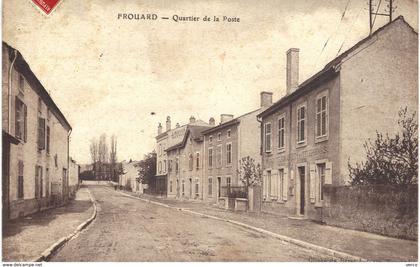 Carte postale ancienne de FROUARD - Quartier de la poste