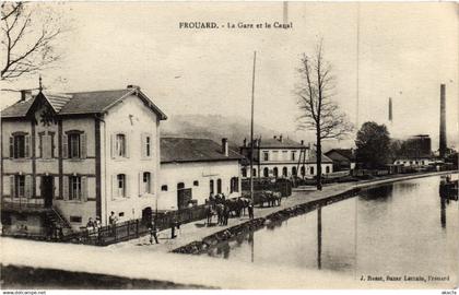 CPA AK Frouard - La Gare et le Canal (386540)