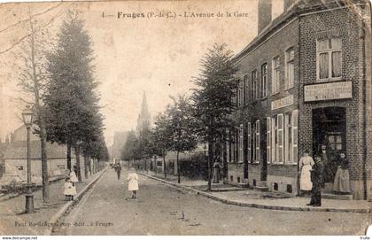 FRUGES L'AVENUE DE LA GARE