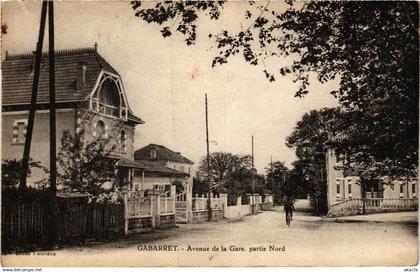 CPA GABARRET - Avenue de la Gare - Partie Nord (776665)