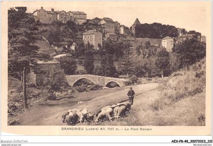 AEXP8-48-0795 - GRANDRIEU - le pont romain