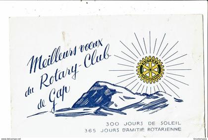 CPA- Carte Postale-France Gap-Meilleur vœux du Rotary Club de Gap -1947 VM21030