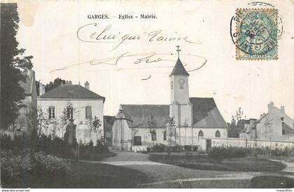 GARGES église et mairie