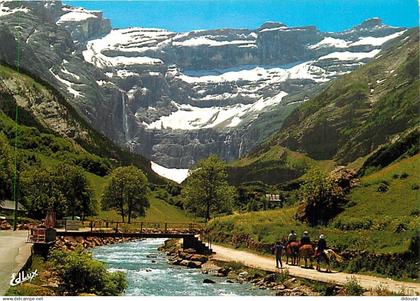 65 - Gavarnie - Le Cirque de Gavarnie - Le Gave - Chevaux - CPM - Voir Scans Recto-Verso