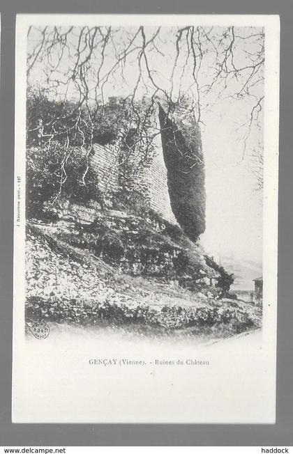 GENCAY : RUINES DU CHATEAU