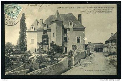 GENILLÉ :  Château de la Bourdillère