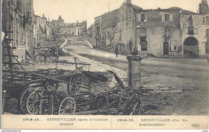 CPA Gerbeviller après le Bombardement 1914-15