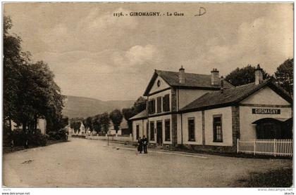 CPA AK GIROMAGNY La Gare (722591)