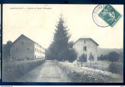 cpa du 90 Giromagny  Hôpital et école ménagère     JM40