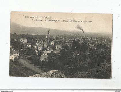 VUE GENERALE DE GIROMAGNY ALTITUDE 443 M (TERRITOIRE DE BELFORT) 1913