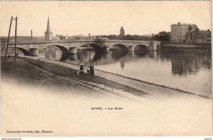 CPA GIVET - Le pont (147860)