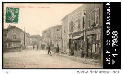 55 Gondrecourt-le-Château - GONDRECOURT (Meuse) - Le grand Pont - epicerie - felix potin deva /  D55D  K55215K  C55215C