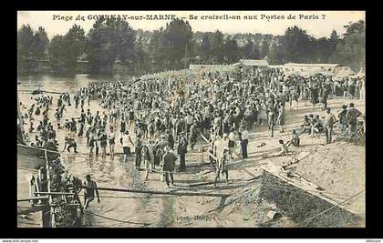 93 - Gournay sur Marne - La Plage - Animée - CPA - Voir Scans Recto-Verso