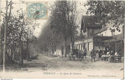 CPA Gournay-sur-Marne Le Quai de Chetivet