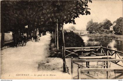 CPA GOURNAY-sur-MARNE Le Quai de la Marne (1354066)