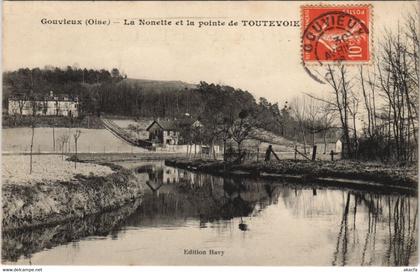 CPA GOUVIEUX - La Nonette et la pointe de Toutevoie (131056)