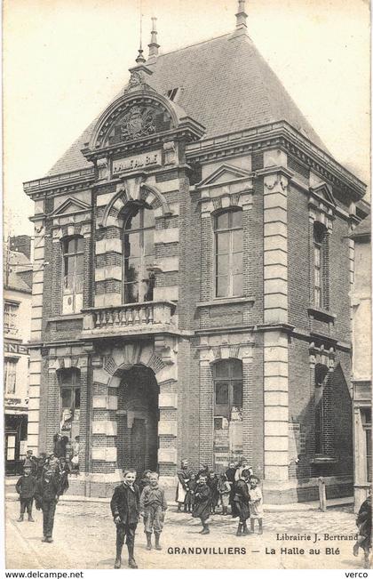 Carte Postale ancienne de  GRANDVILLIERS - Halle au blé