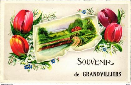 CPA Grandvilliers - Souvenir de Grandvilliers - House Scene - Flowers (1032502)