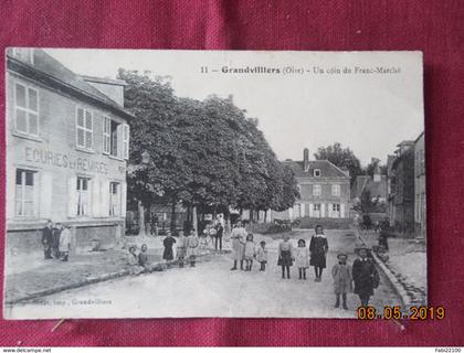 CPA - Grandvilliers - Un coin du Franc-Marché