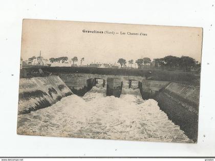 GRAVELINES (NORD) 235 LES CHASSES D'EAU  1923