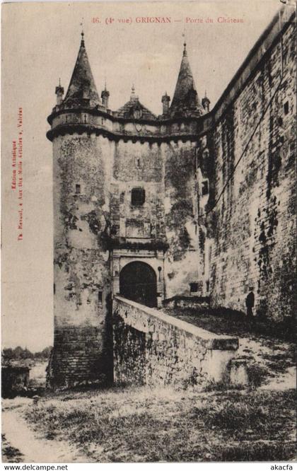 CPA Grignan Porte du Chateau FRANCE (1092413)