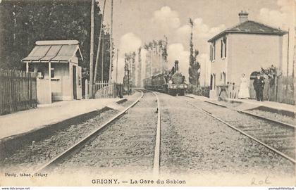 69 - RHÔNE - GRIGNY - la gare du Sablon - superbe - 10237