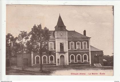 CP 02 GROUGIS La Mairie Ecole