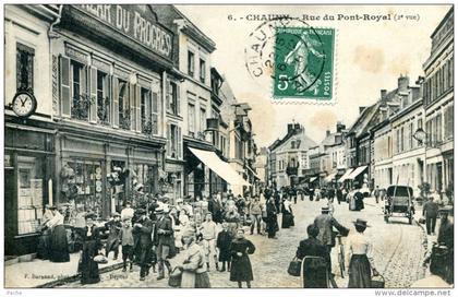 N°38813 -cpa Chauny -rue du Pont Royal-