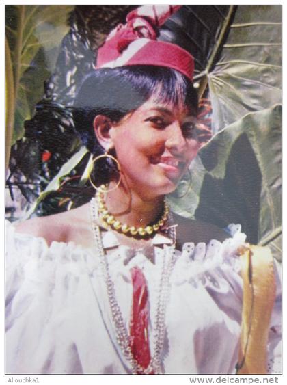 CPSM Antilles radieuses folklore antillais danseuses Groupe folklorique Loulou Boislaville CARRIBEAN Antilles française